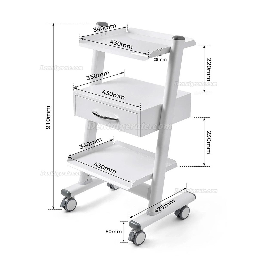 Dentech T3-4 dental behandlungswagen dentalcarts mit schubladen
